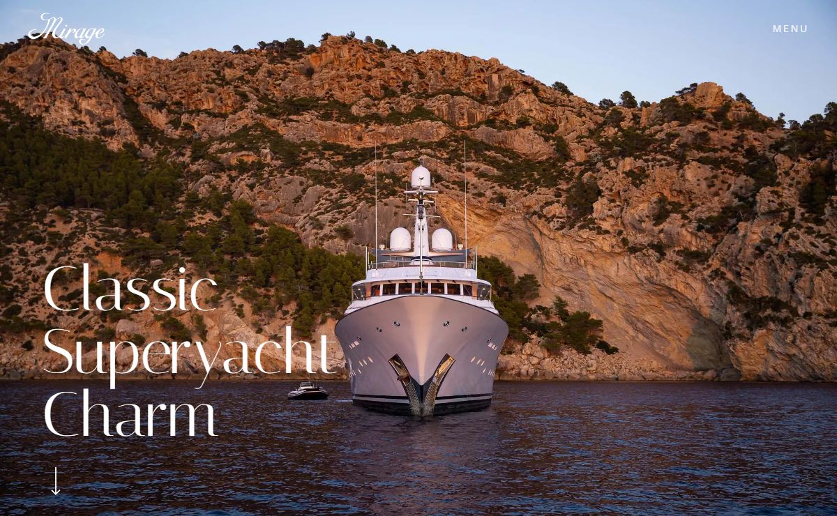 Motor Yacht Mirage – Classic superyacht charm – Modern superyacht comforts