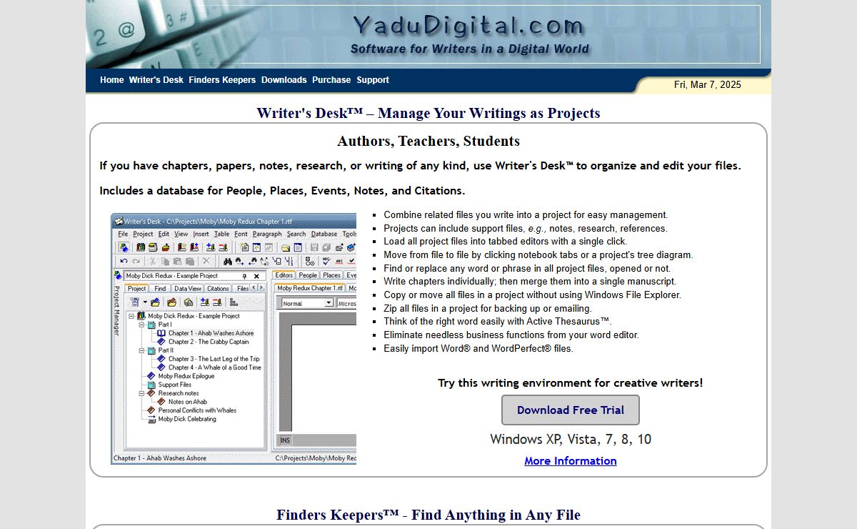 Yadu Digital - writing tools and resources