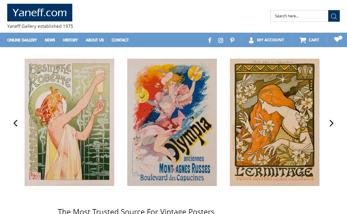 Cheret, Lautrec, Mucha and Steinlen - Vintage Posters – Yaneff.com