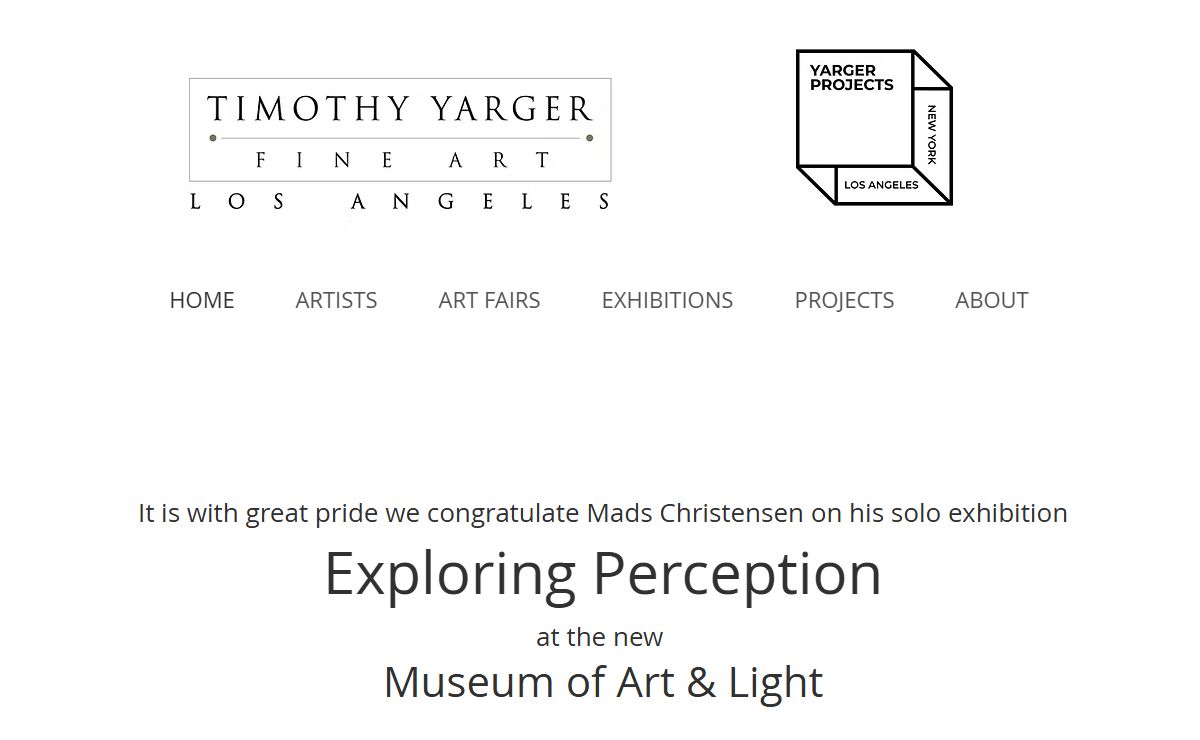 Timothy Yarger Fine Art Gallery | Art Advisory | Modern & Contemporary