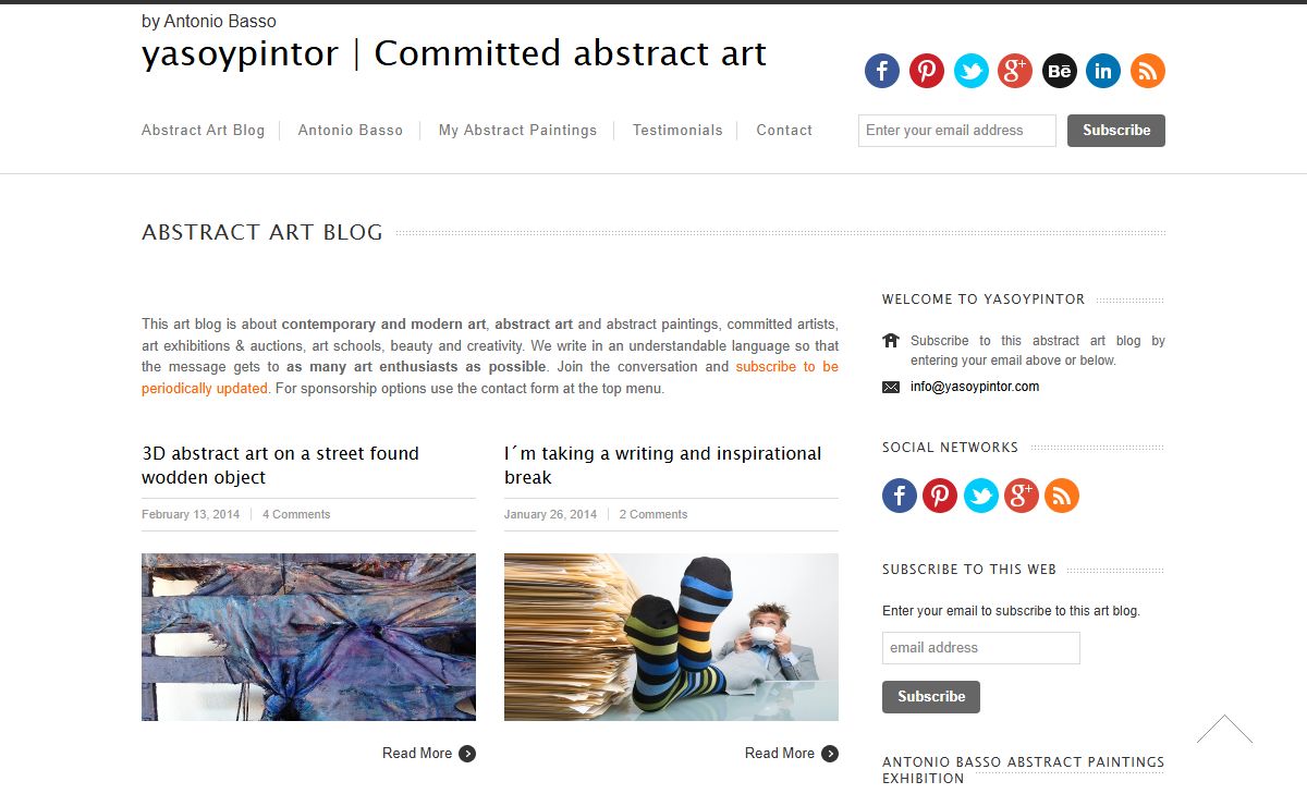 Contemporary and abstract art