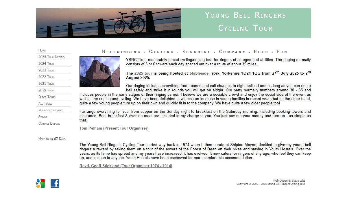 Young Bell Ringers Cycling Tour