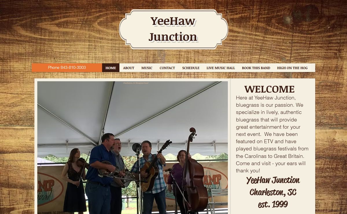 Charleston, SC Bluegrass - YeeHaw Junction