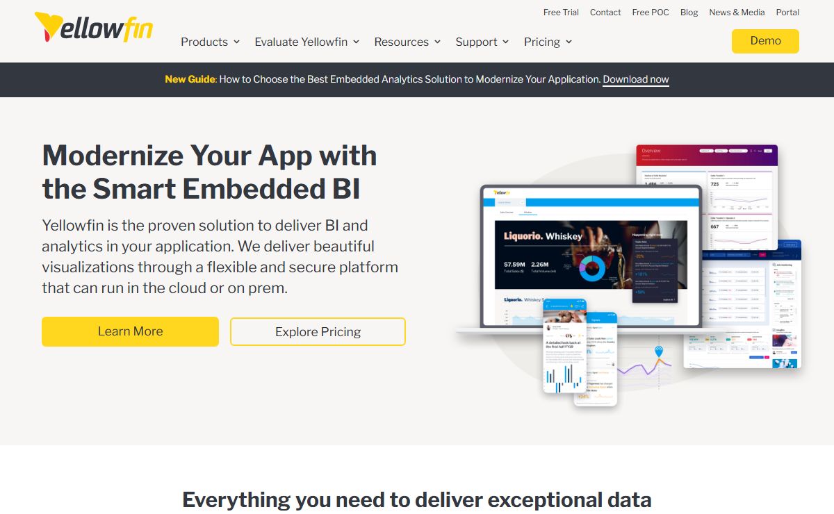 Business Intelligence Reporting, Analytics & Software - Yellowfin