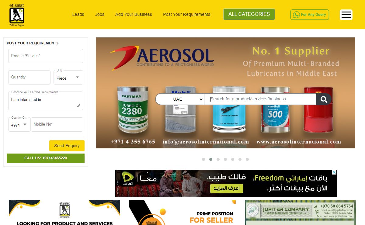 Yellow Pages UAE | B2B Portal | Business Directory In UAE