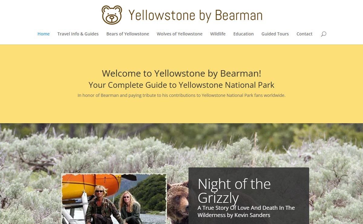 Yellowstone National Park Information Guide by Bearman