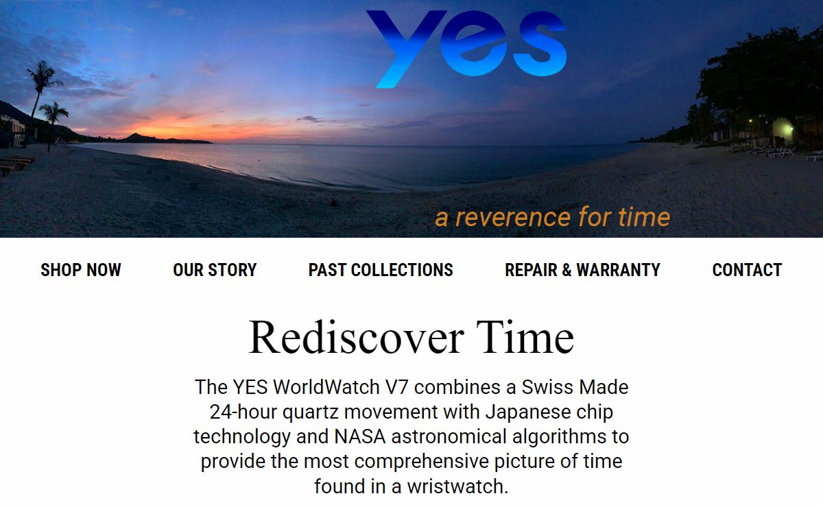 Yes Watch -- Welcome