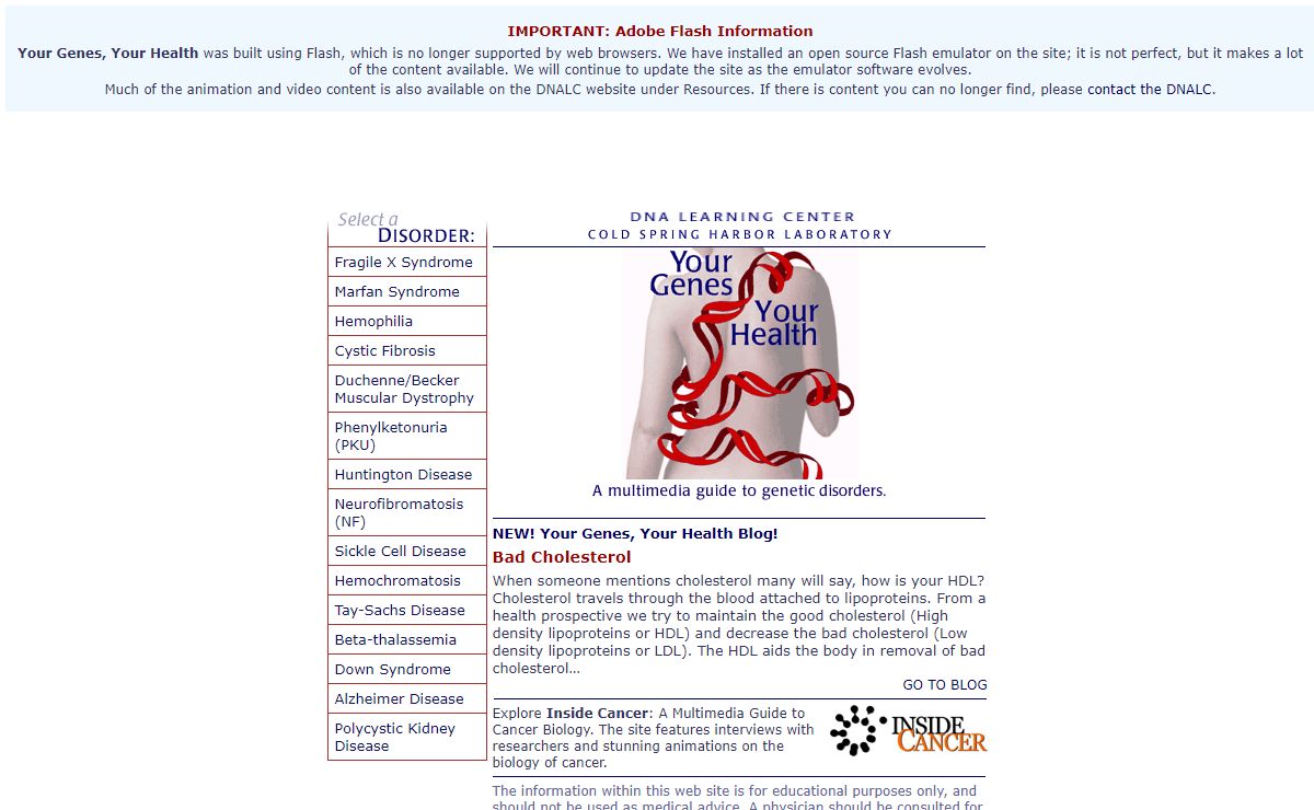 Your Genes, Your Health