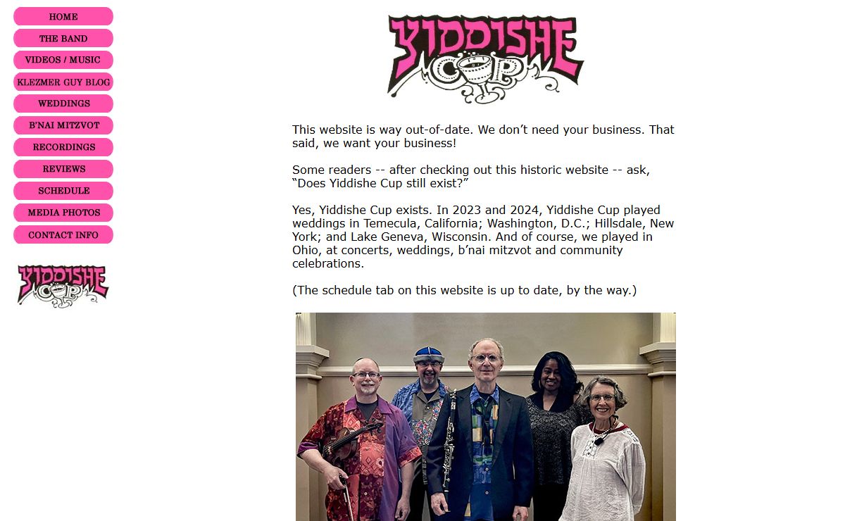 Yiddishe Cup Klezmer Band - Cleveland, Ohio