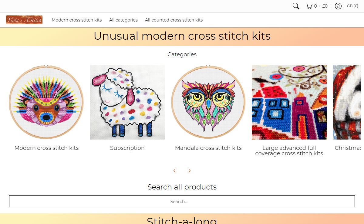 Cross stitch kits | Yiotas XStitch