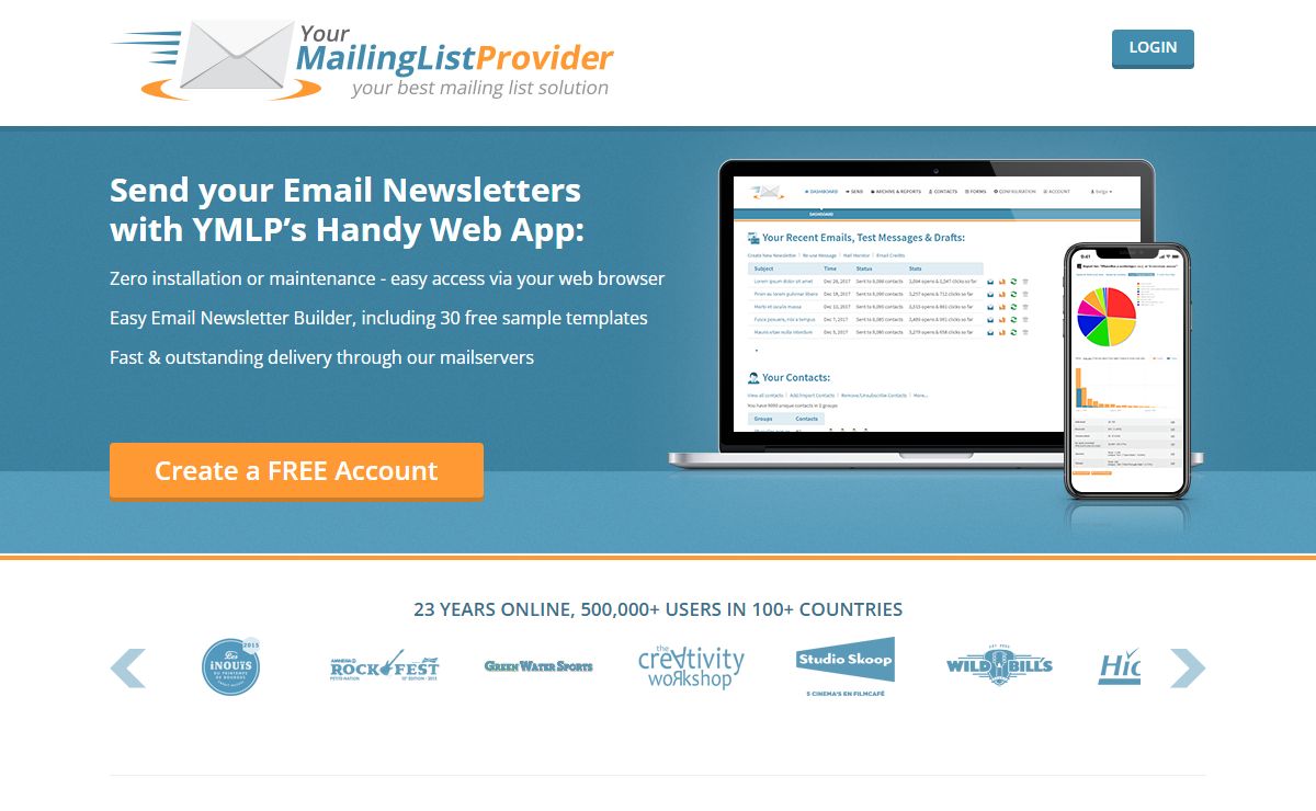 Email Marketing Software - YMLP