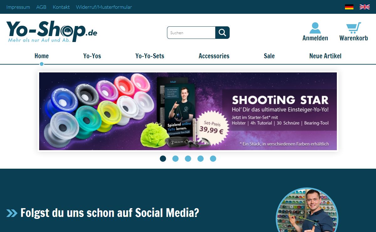 Yo-Shop.de - Mehr als nur Auf und Ab - Yo-Yo Tricks lernen, JoJo Events in der Nähe finden und YoYos online kaufen!