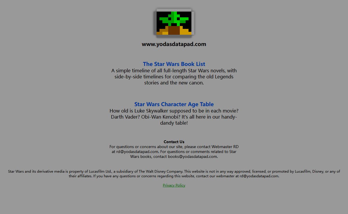 www.yodasdatapad.com - Star Wars Never Tasted Better
