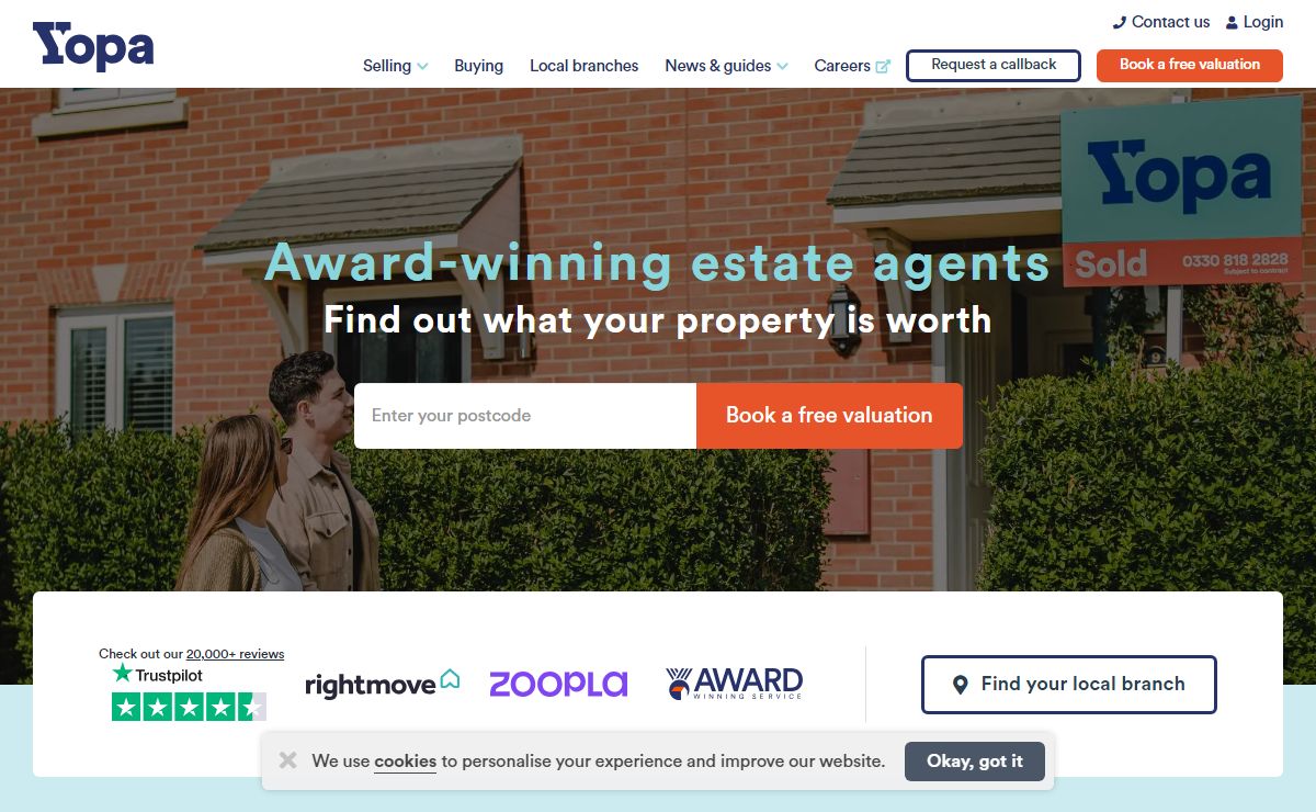 Yopa - Full service estate agents | Fixed fees & online tools