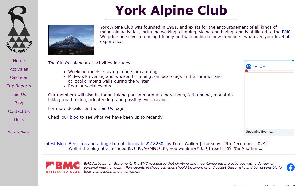York Alpine Club