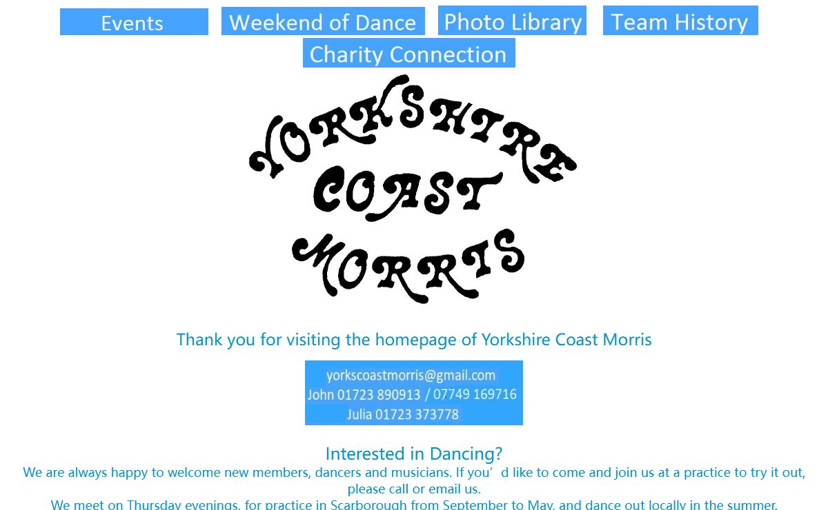 indexYorkshire Coast Morris