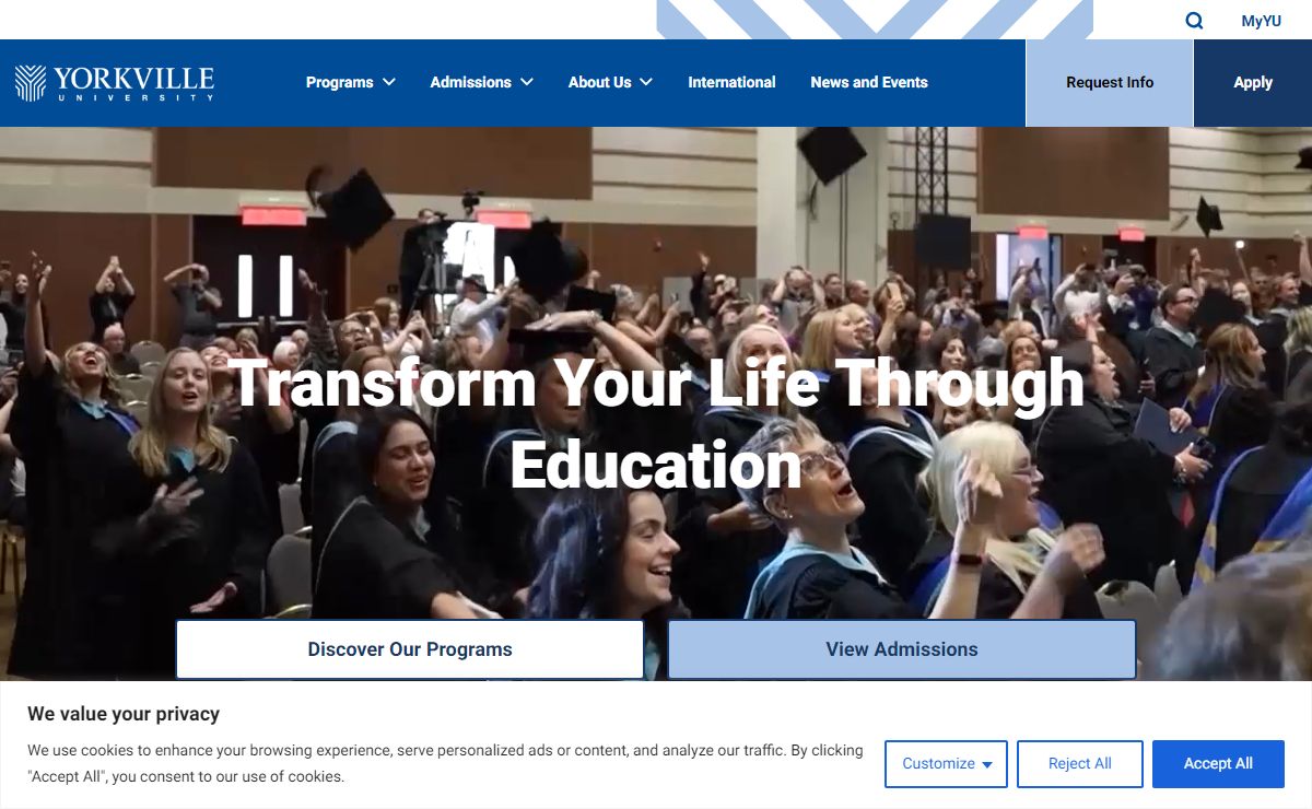 Yorkville University | Transform Your Life Through Education