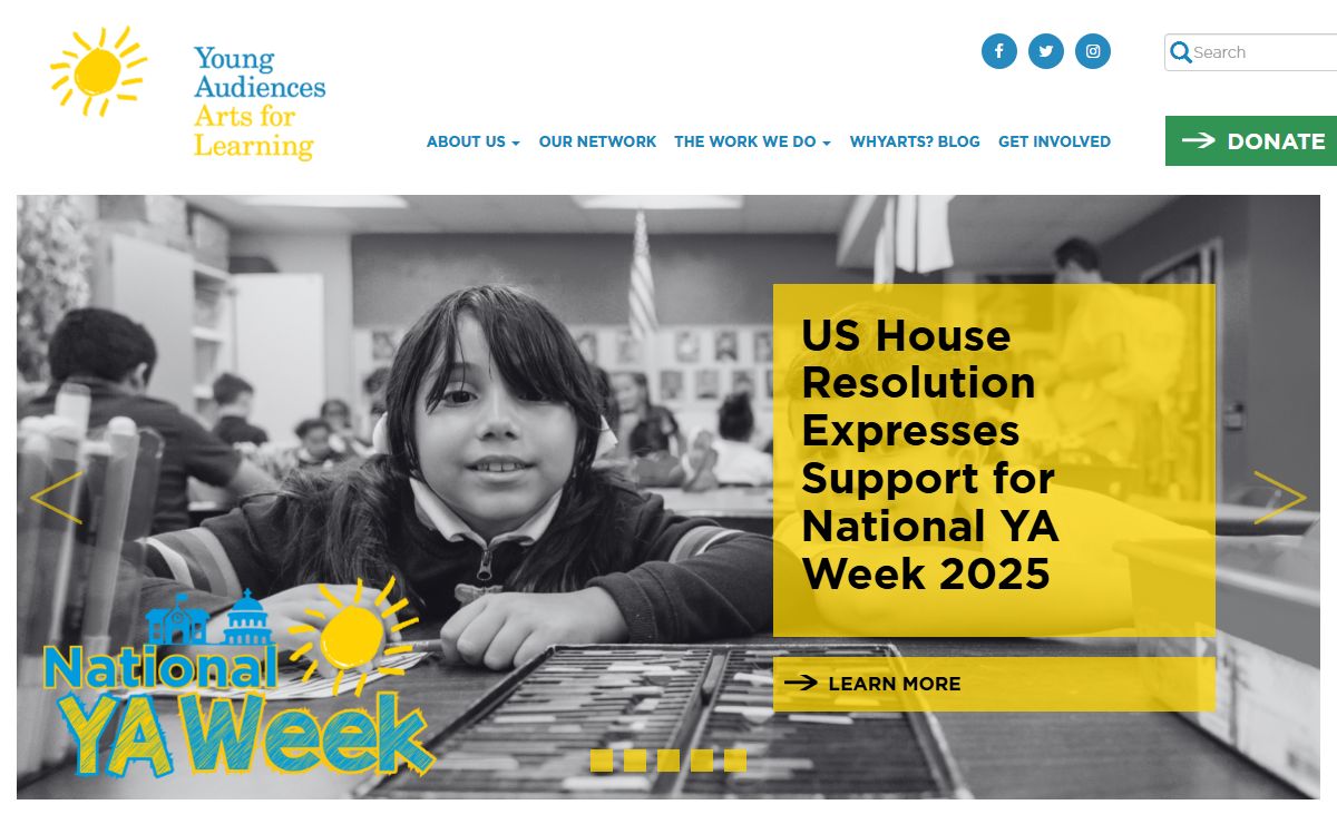 Young Audiences | Arts for Learning - National Organization