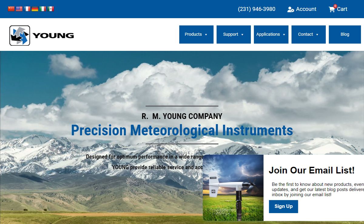 Precision Meteorological Instruments - R. M. Young Company