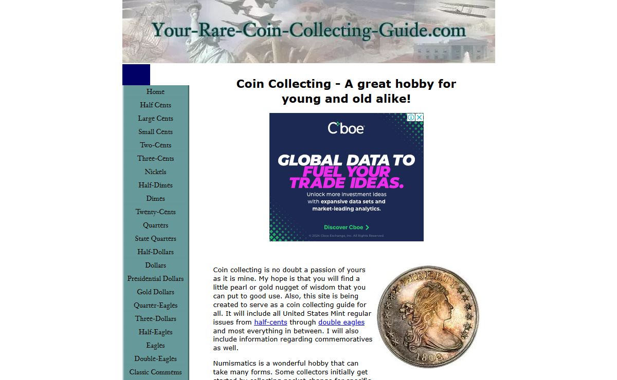 Coin Collecting is a great pastime for anyone young and old alike!