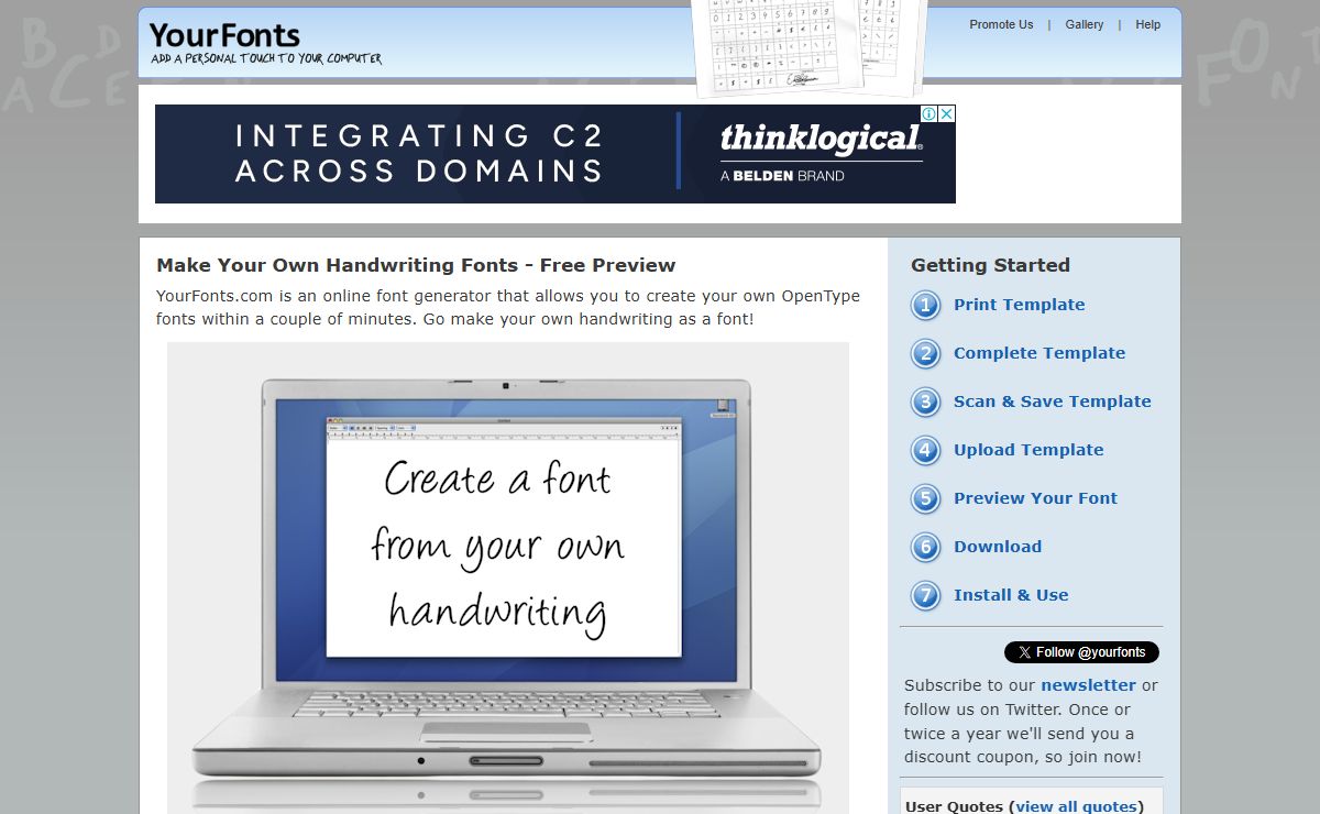 Font Generator - Make Your Own Handwriting Font With Your Fonts