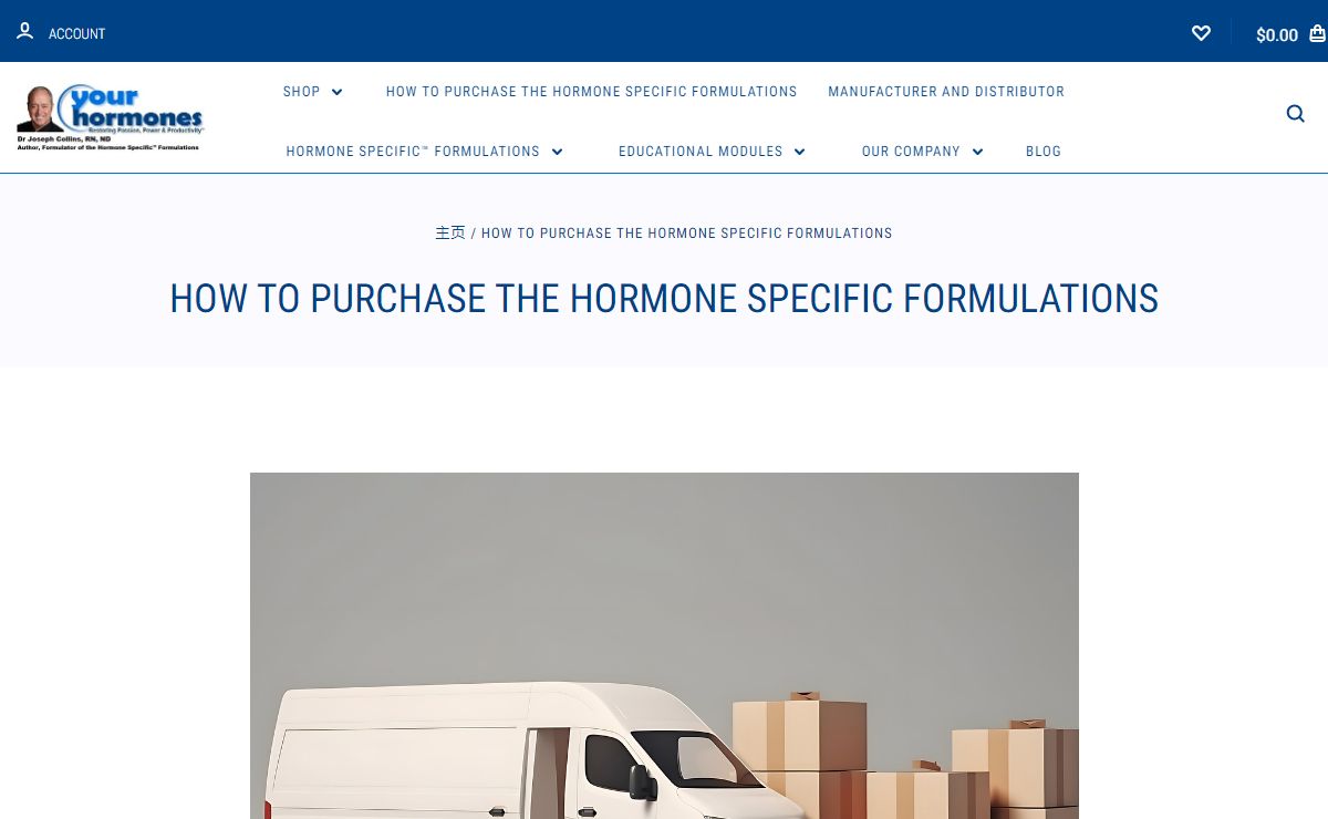 How to Purchase the Hormone Specific Formulations