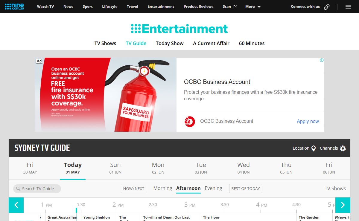 Sydney TV Guide - All TV Show times, All Channels - 9Entertainment