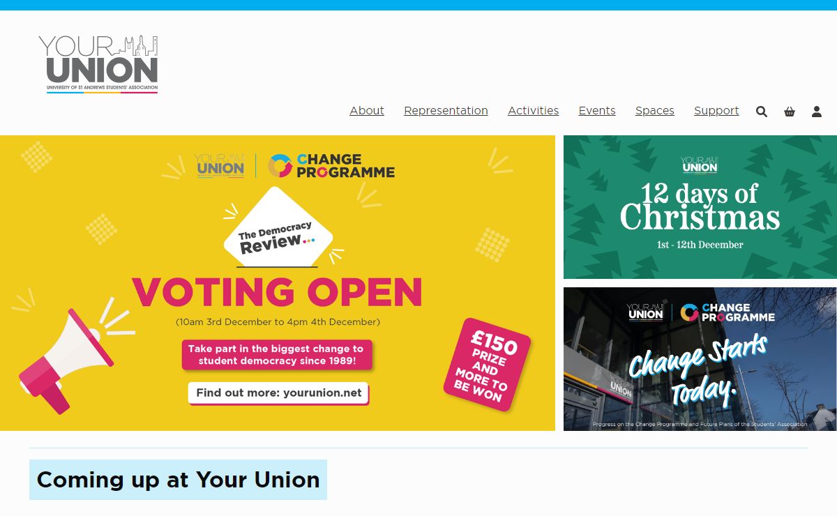 Your Union - University of St Andrews Students' Association