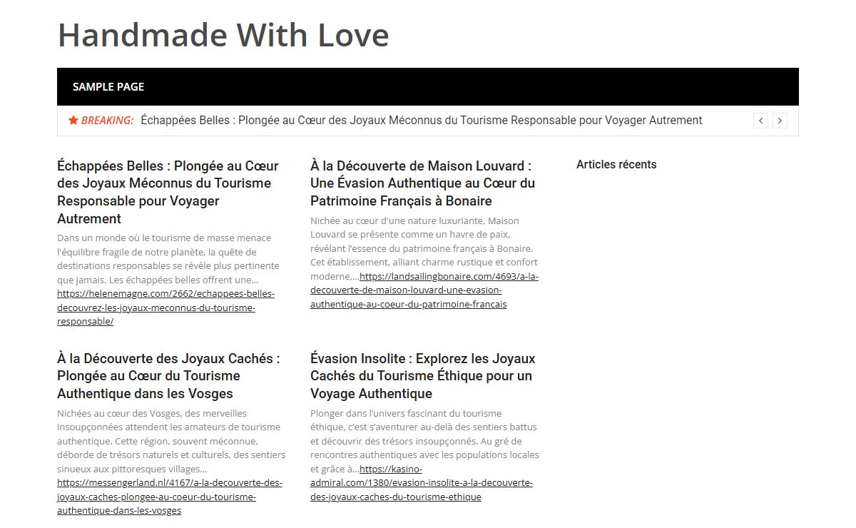 Handmade With Love