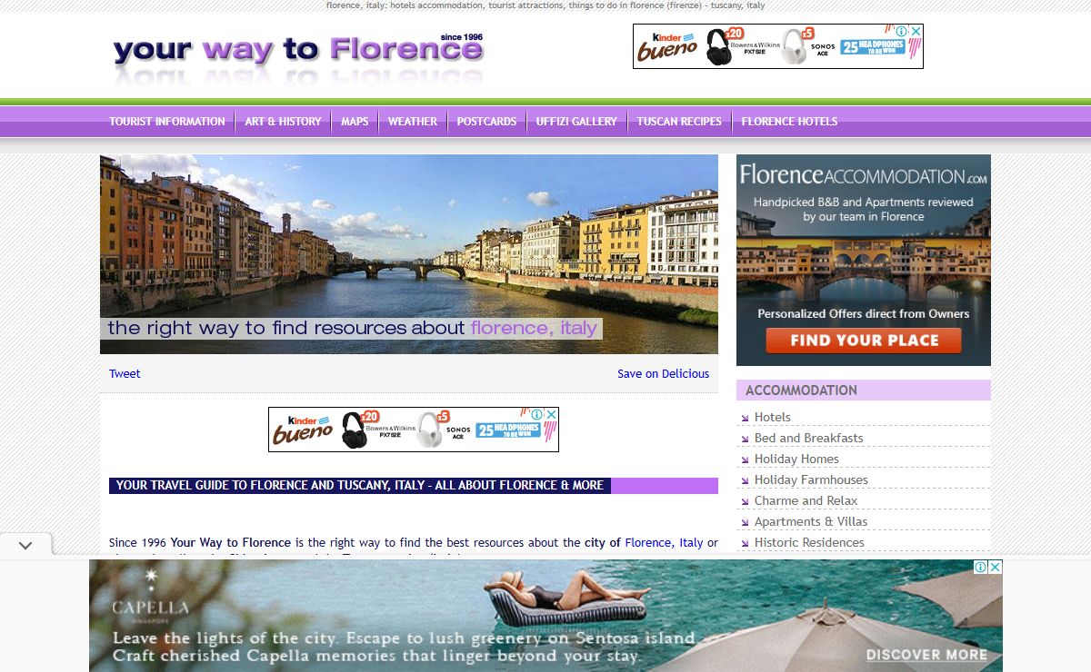 Florence,Italy: Accommodation,Tourist Attractions,Things to Do
