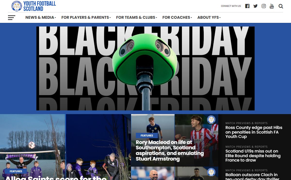 Youth Football Scotland - Celebrating youth football since 2010