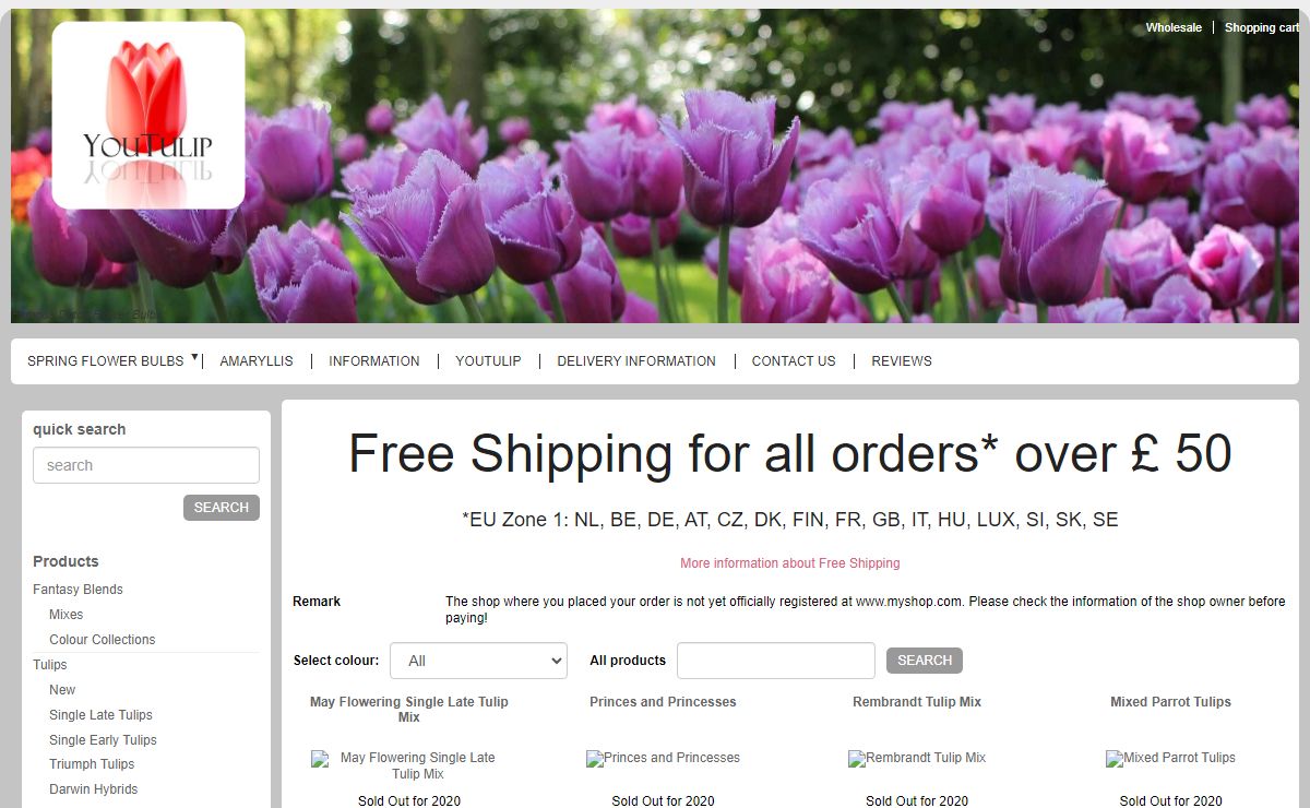 Order Flower Bulbs | YouTulip.co.uk