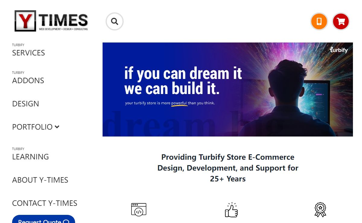 Y-Times - Turbify Store Designer & Developer
