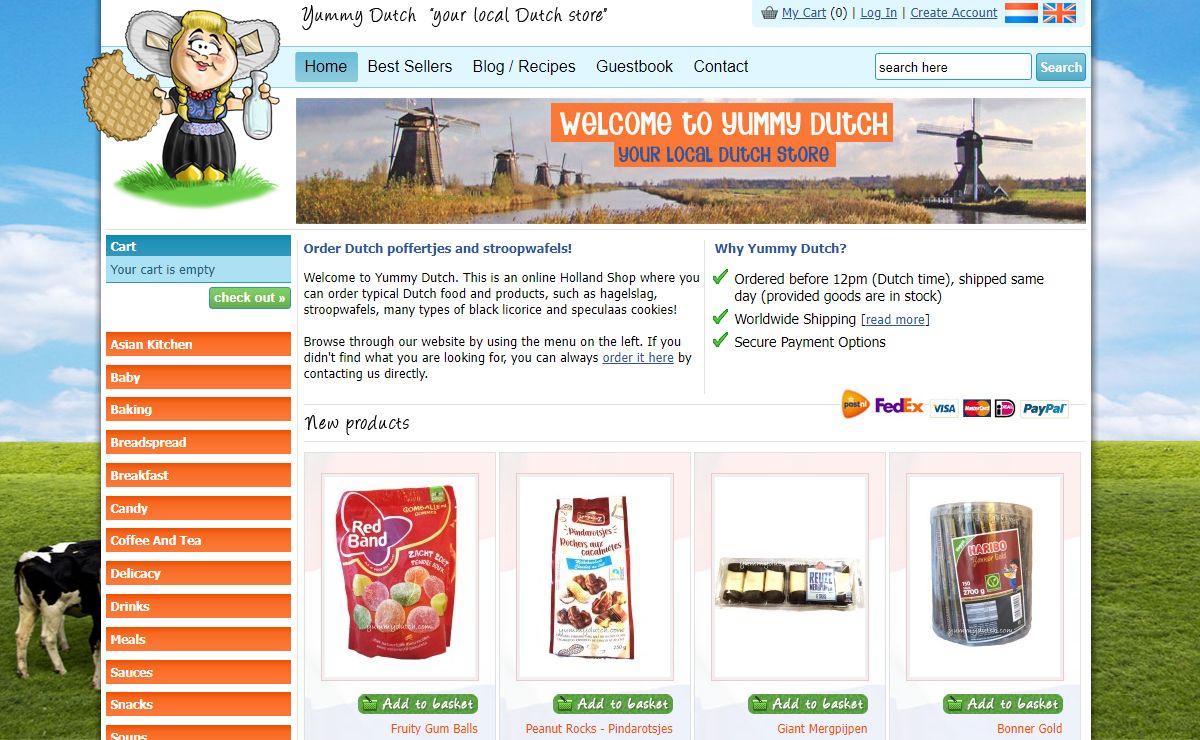 Holland Shop with speculaas, hagelslag and stroopwafels - Yummy Dutch