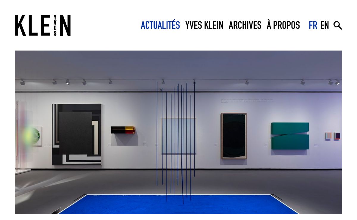 Actualités - Yves Klein