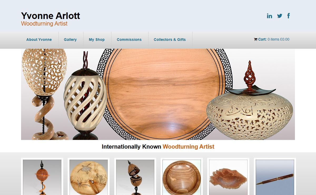 Yvonne Arlott - Woodturning Artist