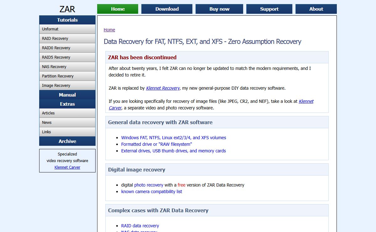 Data Recovery Software, Solutions, Tutorials - ZAR Data Recovery