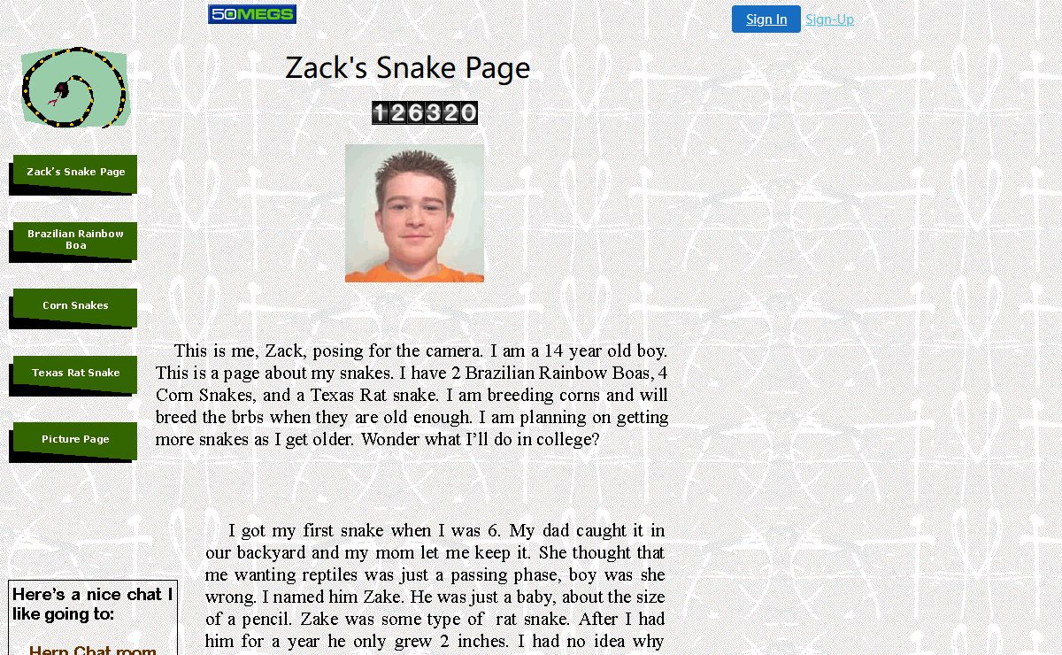 Zack's Home Page