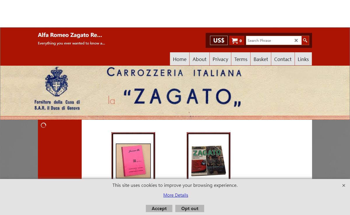 Alfa Romeo and Lancia Zagato Register & Information Site