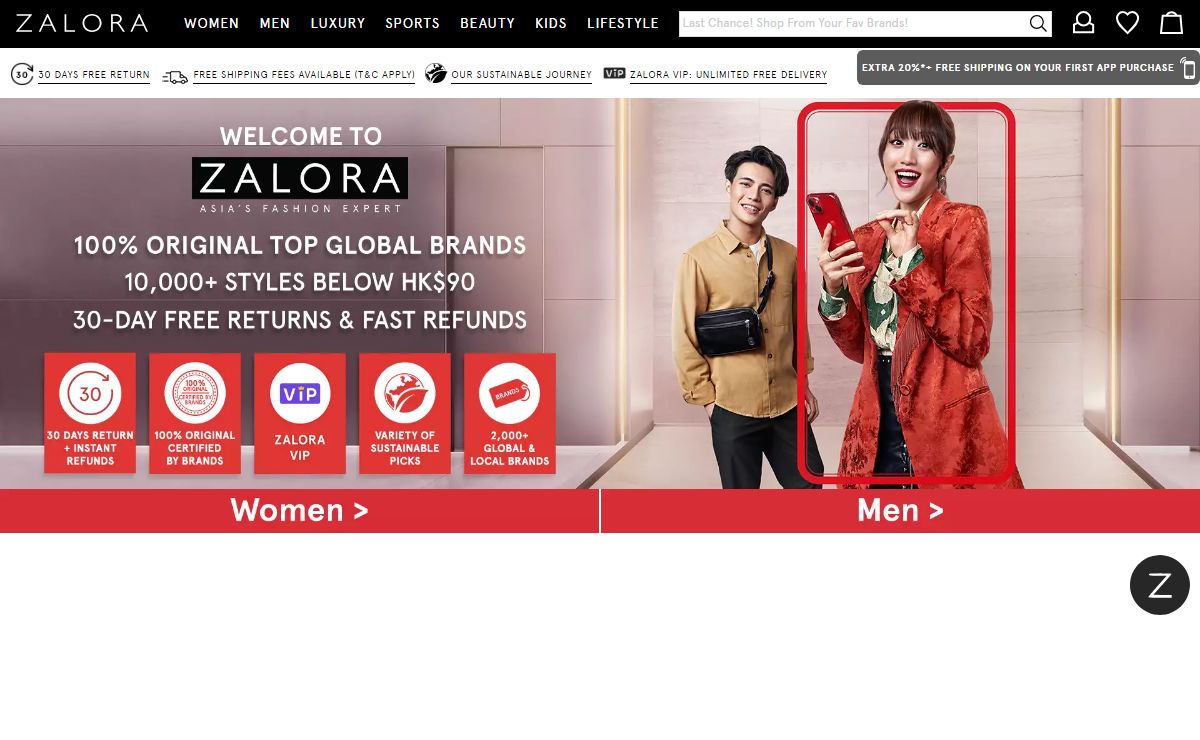 ZALORA Hong Kong: Online Shopping for Fashion & Beauty