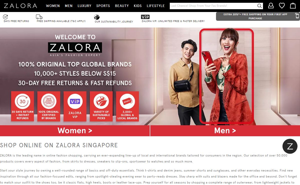 ZALORA Singapore: Fashion & Lifestyle Shopping Online