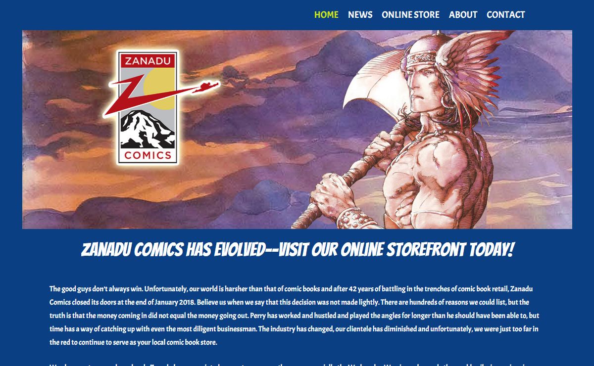 ZANADU COMICS