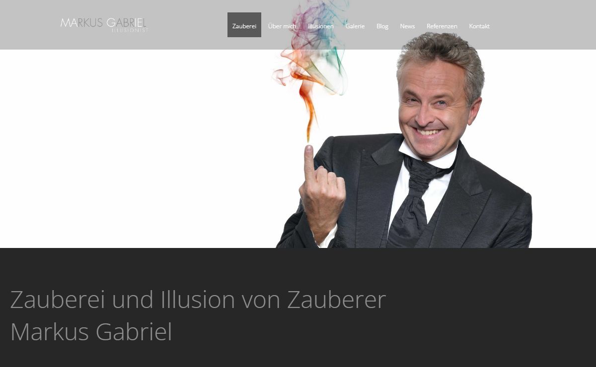 Innovative Zauberei und Illusion von Zauberer Markus Gabriel