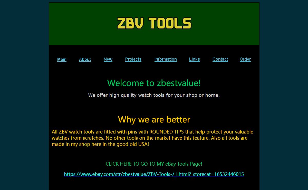 zbestvalue, Main Page