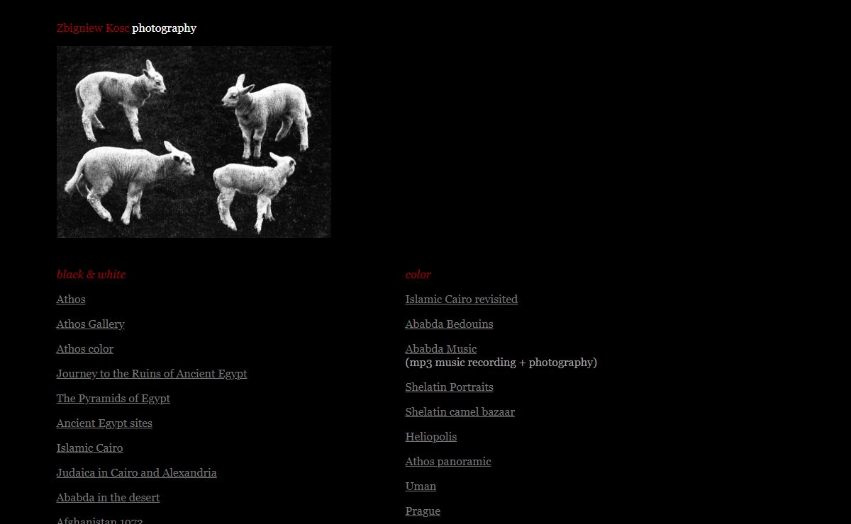 Zbigniew Kosc photography