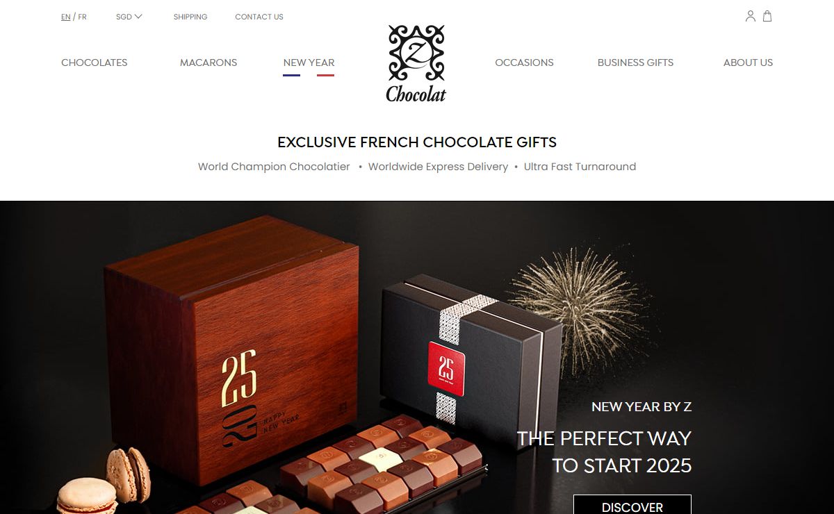 zChocolat: Luxury French Chocolate Gifts Delivered Worldwide - zChocolat