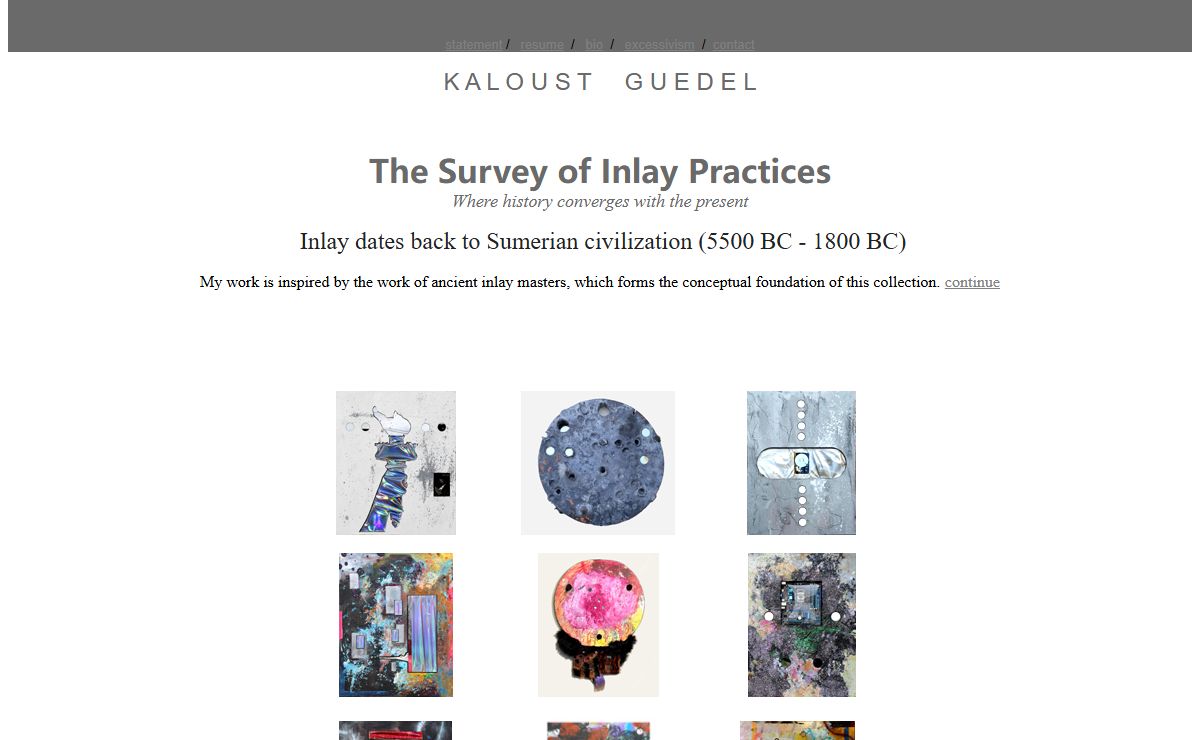 Explore the experimental, immersive world of contemporary artist Kaloust Guedel. Discover large-scale conceptual works, exhibitions, and the philosophy behind his art.