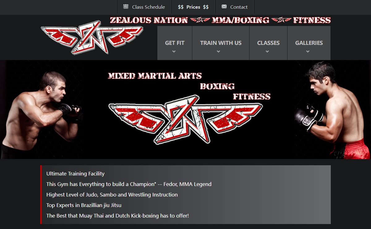 ⋆Zealous Nation MMA | New Jersey's Finest MMA, Boxing and Fitness!