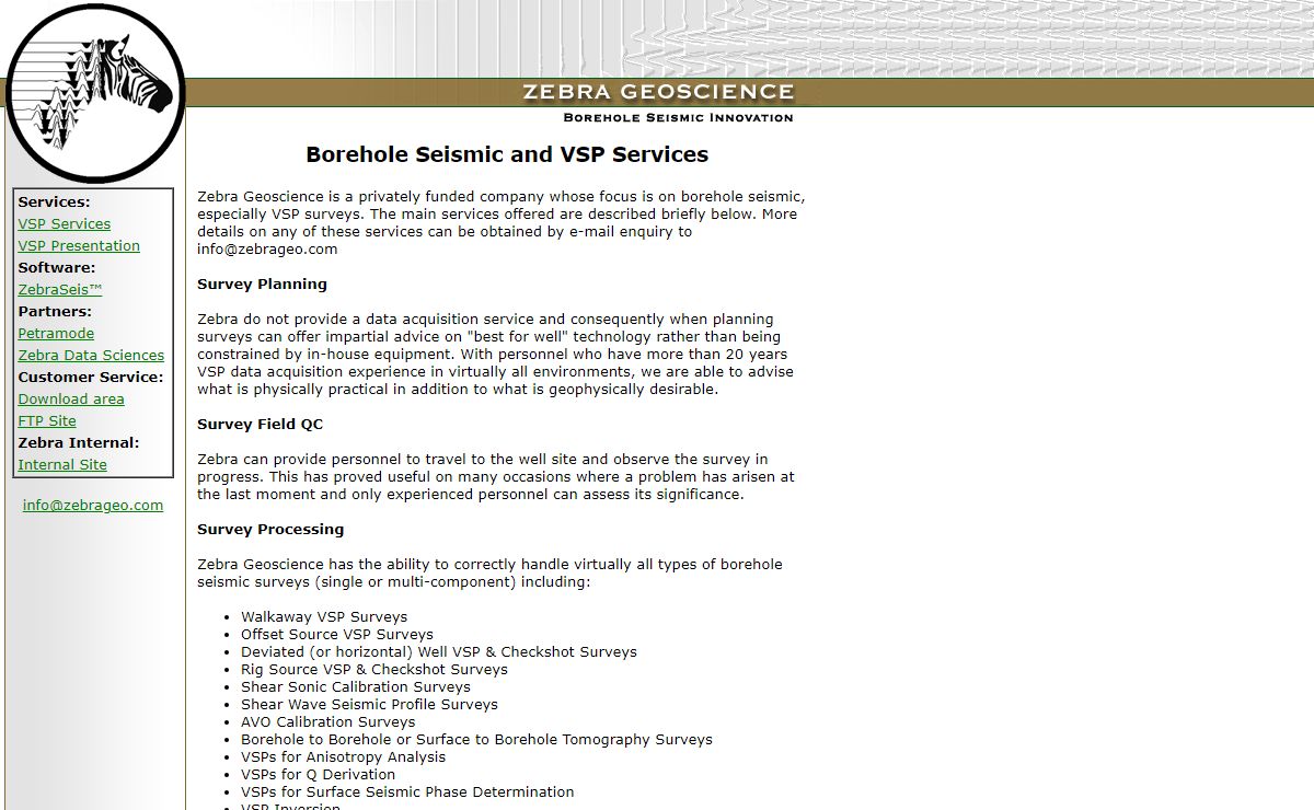 ZEBRA GEOSCIENCES