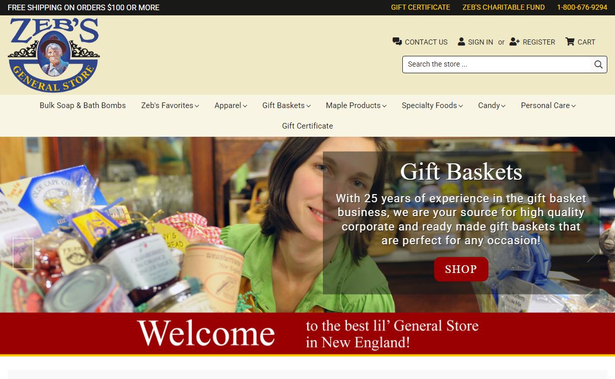 Zebs General Store - Best of New England